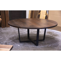 Round Custom Table Top Builder with Base Options